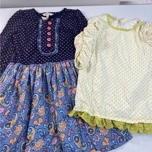 Matilda Jane Girls Clothing Bundle Polka Dot Floral Dress Tops Boho Boutique